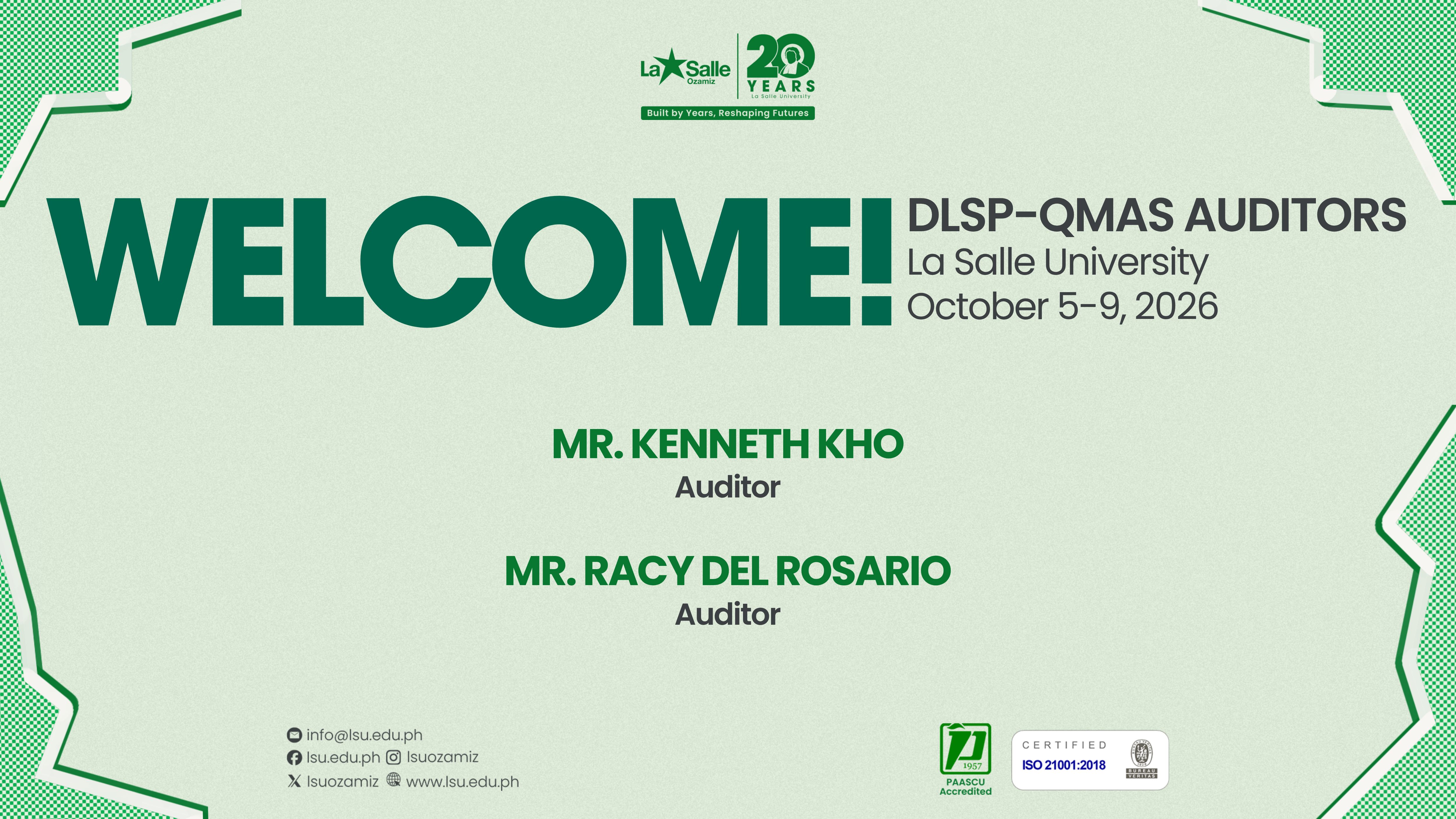 LSU Animo Run 2026 – The Emerald Run, November 14, 2026, Aguada, Ozamiz City