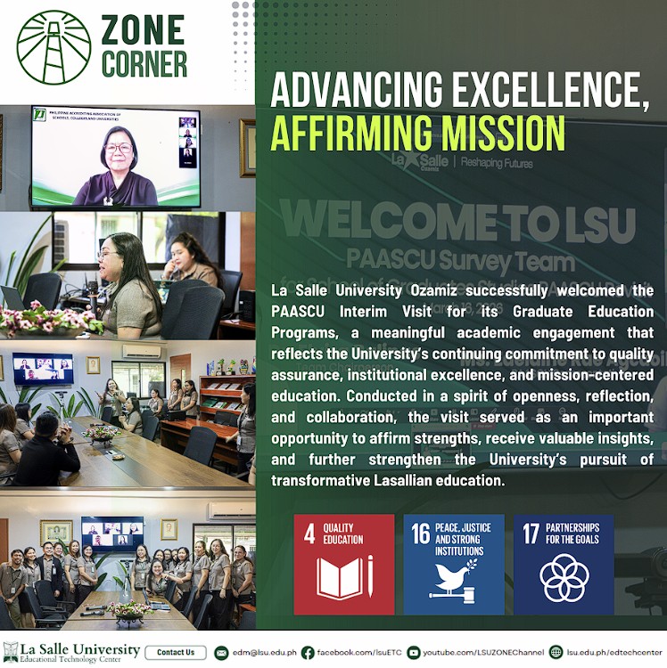 PAASCU Interim Visit for Graduate Education Programs | LSU
