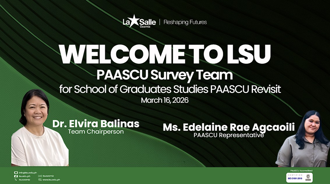 PAASCU Interim Visit for Graduate Education Programs | LSU